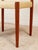 Mid 20th Century Danish Modern Teak Chairs With Seat For Sale In Los Angeles - Image 6 of 6