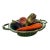 Vintage Italian Majolica Style Trompe l'Oeil Vegetable Basket Centerpiece For Sale