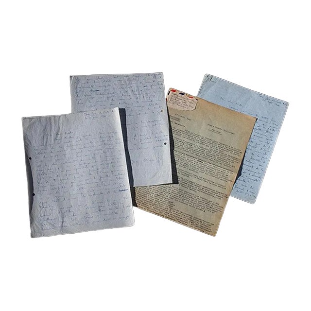 Jean-pierre Guillermet - Correspondence to Nesto Jacometti - 1960s For Sale