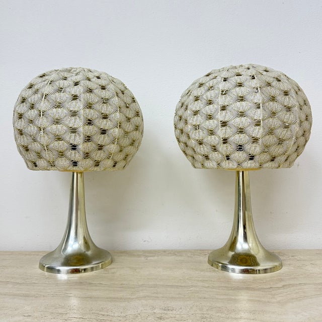 Table Lamps with Fabric Shades from Aro Leuchte, 1970s, Set of 2 For Sale - Image 17 of 18
