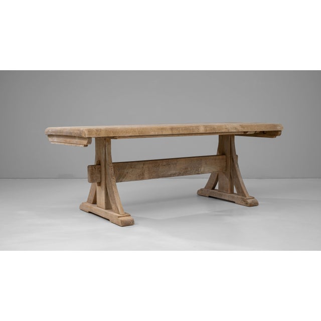 Late 20th Century 20th Century French Oak Dining Table For Sale - Image 5 of 18