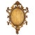 Late 19th Century Carved Walnut Oval Picture Frame, France, 1890s For Sale