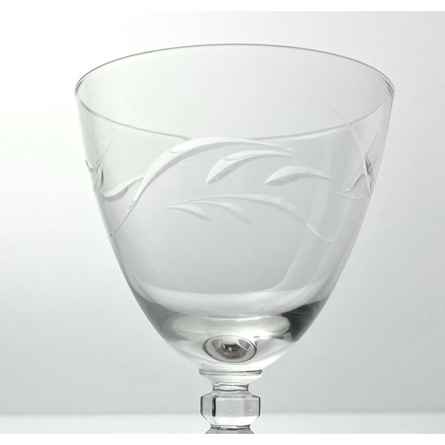 1950s 1950s Tiffin Franciscan “Surf” Water Glasses - Set of 6 For Sale - Image 5 of 6