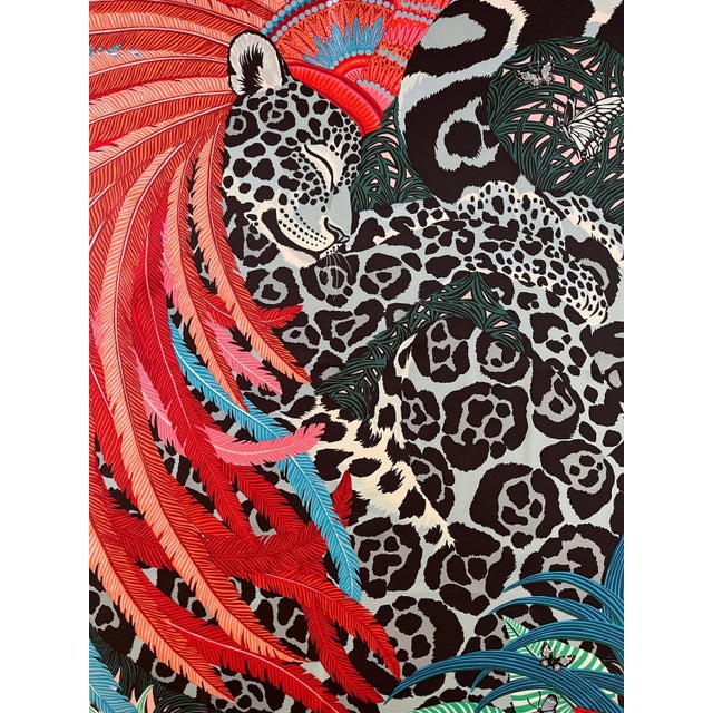 Contemporary HERMES JAGUAR QUETZAL 2021 by Alice Shirley For Sale - Image 3 of 12