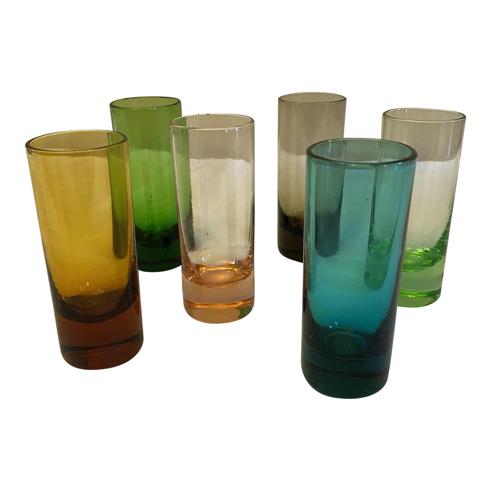 Vintage Italian Shot Glasses Set of 6 Chairish