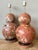 Elevate your interior lighting with this stunning pair of vintage Scagliola table lamps. Featuring a classic double-gourd...