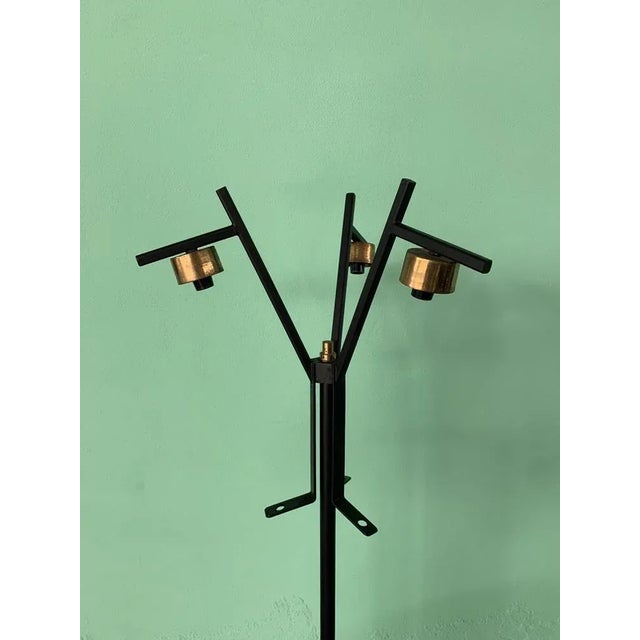 Italian Floor Lamp from Stilnovo, 1950s, in Very Good conditions. Designed 1950 to 1959 This piece is attributed to the...