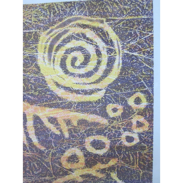 1990s Barbara Mason Signed Limited Edition Framed Color Lithograph Print Shadow Walker For Sale - Image 5 of 10