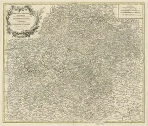 Map of the Circle of Franconia and Germany Bamberg, 1757
