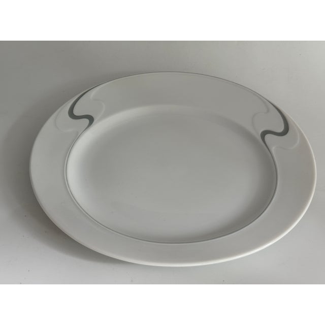 Rosenthal Asimmetria Slate Salad Plates by Björn Wiinblad for Rosenthal Studio Linie, 1989, Set of 6 For Sale - Image 4 of 7