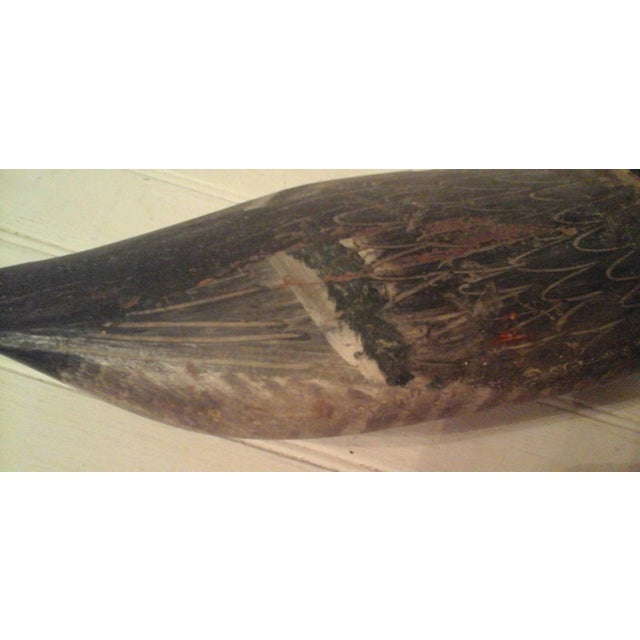 Antique American Folk Art Wooden Duck Decoy With Rare Swivel Head For Sale - Image 14 of 16