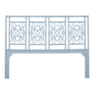 Tulum Headboard King - Blue For Sale