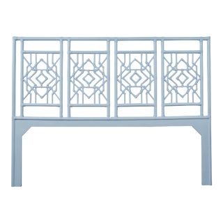 Tulum Headboard King - Blue For Sale