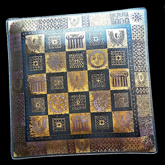 Mid-Century Georges Briard Celeste Gold Plate Circa 1960s For Sale - Image 11 of 12