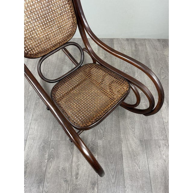 20th Century Bentwood Rocking Chair For Sale - Image 4 of 13