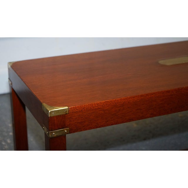 Military Campaign Coffee Table from Harrods Kennedy London For Sale - Image 10 of 16