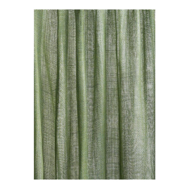 SAMPLE - Schumacher Great Basin Sheer Fabric In Cactus For Sale
