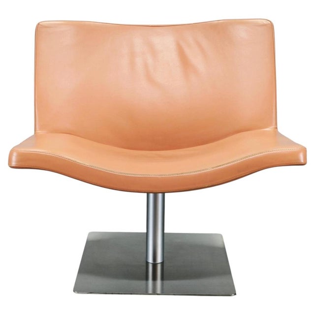 Wave Leather Lounge Chair by Peter Maly for Tonon, Italy, 1990s For Sale - Image 15 of 15