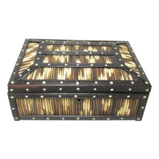 Anglo Indian Quill Box For Sale