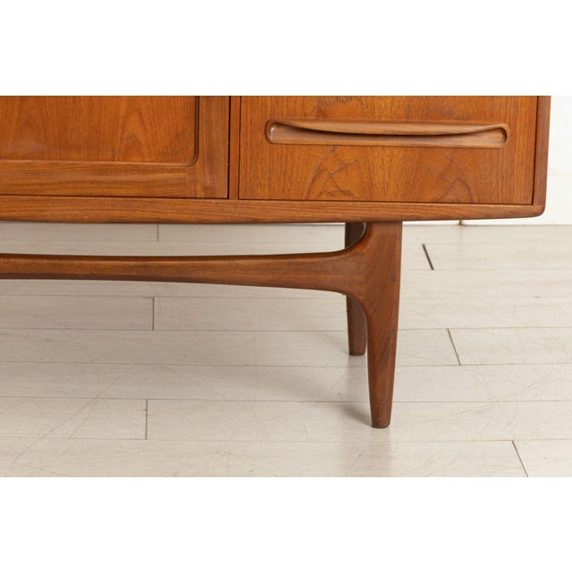 Mid-Century Fresco Highboard with Rattan Front from G-Plan, 1960s For Sale - Image 11 of 17
