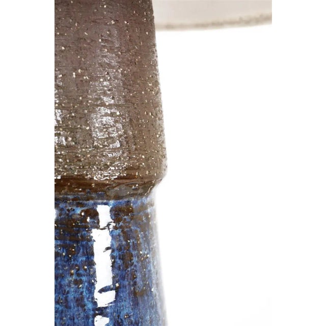 1970s Vintage Danish Ceramic Table Lamp from Michael Andersen & Son, 1960s For Sale - Image 5 of 15