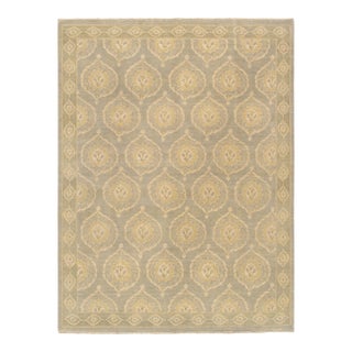 Ottoman Lamb's Wool S. Green Area Rug- 8' 1" X 9'11" For Sale