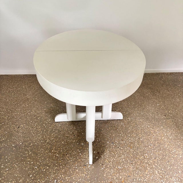 Vintage Oval Wooden Extendable Table, Netherlands, 1960s For Sale - Image 9 of 12