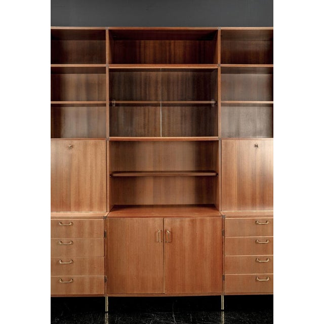 Sideboard with Shelves by Erwin Behr Study for Bmz, 1950s For Sale - Image 15 of 18