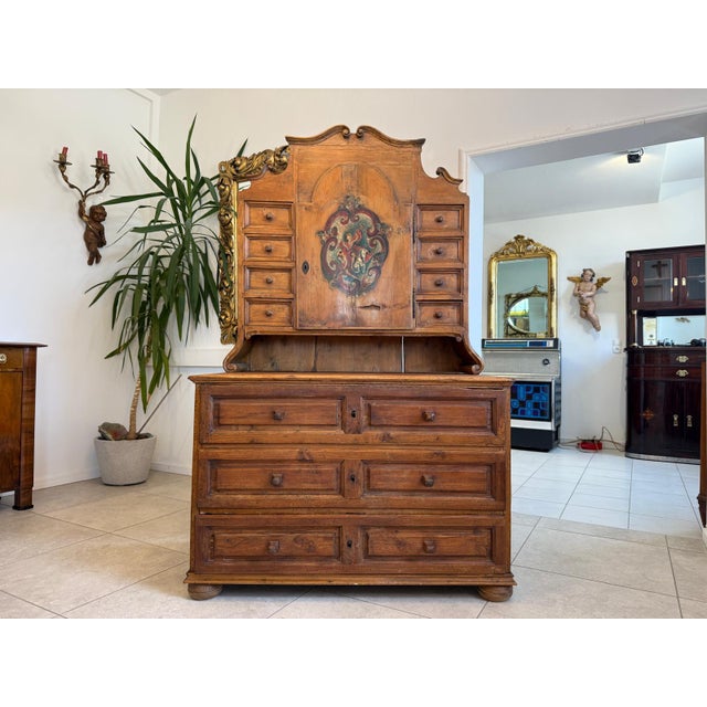 Wood Rustic Bookcase in Natural Wood For Sale - Image 7 of 18