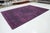 1930s Allover Designed Antique Room Size Wool Rug Persian Overdyed in Purple For Sale - Image 5 of 10