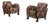 Swedish Modern, Art Deco Lounge Chairs, Stained Birch, Fabric, Sweden, 1940s For Sale
