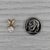 Modern 0.66ct Round Diamond Solitaire Pendant 14k Yellow Gold Small Drop For Sale - Image 3 of 4