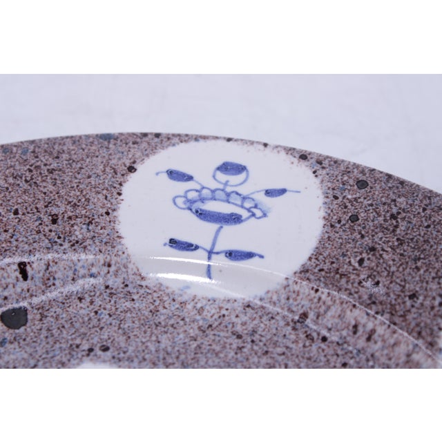 Ceramic Hand Crafted English Grace Plate For Sale - Image 10 of 13