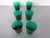 1960s Italian Green Glass Decanter & Tumbler, 1960s, Set of 7 For Sale - Image 5 of 18