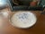 Antique German Theodor Paetsch Porcelain Spritzdekorin Air Brush Lilies Birds Serve Tray For Sale - Image 4 of 9