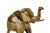 Metal Vintage Mid-Century Modern Solid Brass Elephant Figurine For Sale - Image 7 of 10