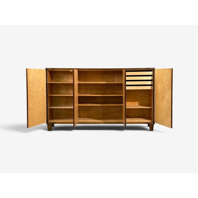 Swedish Modern, Monumental Nordens Flora Cabinet, Mahogany, Sweden, 1940s For Sale - Image 9 of 18