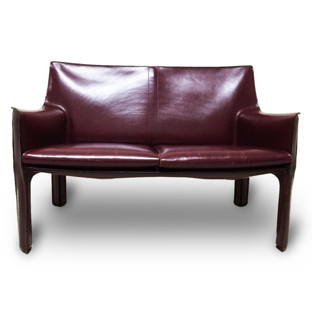 Cassina Cab 414 Sofa by Mario Bellini for Cassina, 1979 For Sale - Image 4 of 4