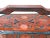Chinese Brick Red Lacquer Color Treasure Graphic Stack Box Basket For Sale - Image 9 of 12
