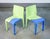 Laleggera Painted Chairs by Michelangelo Pistoletto for Alias, 2009, Set of 4 For Sale - Image 6 of 14