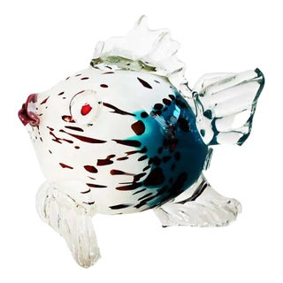 Murano Glass Multicolor Fish For Sale