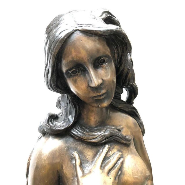 Brown Bronze Nude Female Fountain, 20th-Century For Sale - Image 8 of 15