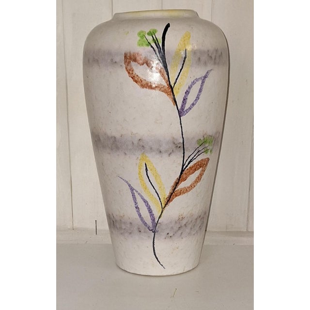 1970s Vintage Ceramic 517 39 Vase from Scheurich, 1970s For Sale - Image 5 of 5