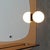 Mirror with Two Sconces, 1970s For Sale - Image 3 of 4