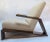Mid-Century Modern Custom Walnut Mid-Century Style Armchairs in Beige Boucle - a Pair For Sale - Image 3 of 10