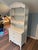 Thomasville French Country White Vintage Narrow Dresser Base With Hutch Top For Sale - Image 4 of 6