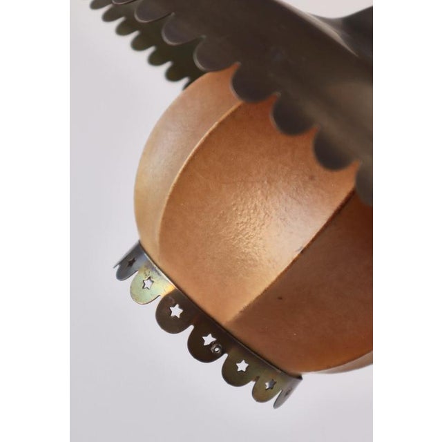 Adjustable Brass Swing Lamp attributed to Bent Karlby for Lyfa, Denmark, 1940s For Sale - Image 9 of 16