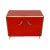 Sideboard with Two Doors in Red Murano Glass, 1980s For Sale - Image 4 of 6