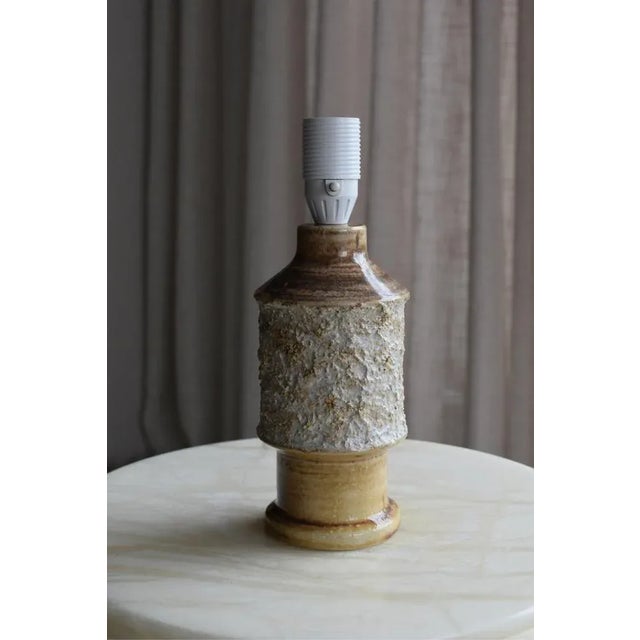 Ceramic Table Lamp by Bruno Karlsson for Ego Ateljé For Sale - Image 5 of 6