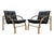 Vintage Leather and Metal Armchairs, 1990s, Set of 2 For Sale - Image 10 of 10